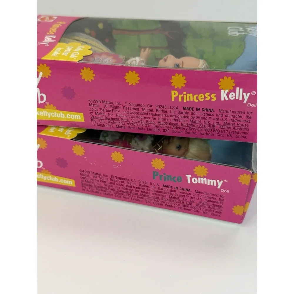Kelly Club Dolls Princess Kelly Prince Tommy Mattel 1999 Vintage Toys Lot